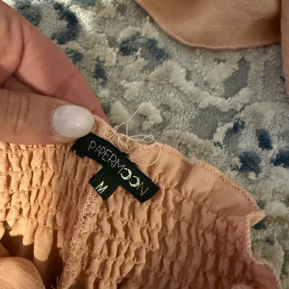 Papermoon Ruffle Two Piece Peach Set 🍑 - Picture 3 of 4